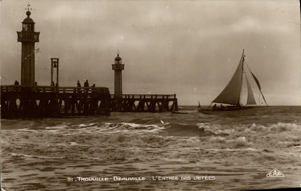 Trouville-Deauville — Der Eingang zu den Pier — C.A.P. n°31 - Vorderseite
