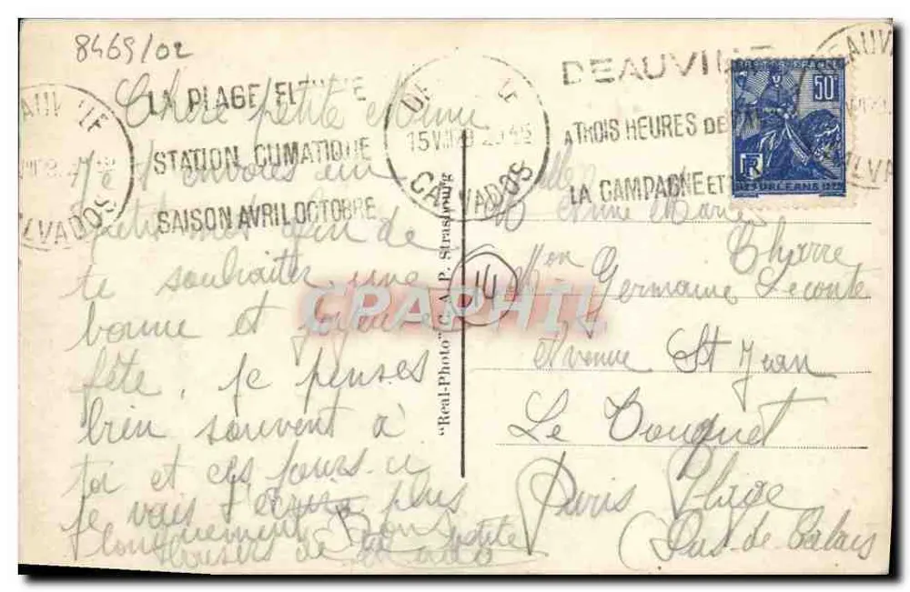 Trouville-Deauville — Der Eingang zu den Pier — C.A.P. n°31 - Rückseite