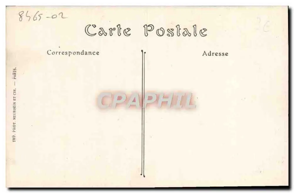CAEN — Ehemaliges Hotel de Valois — ND. Phol. - Rückseite