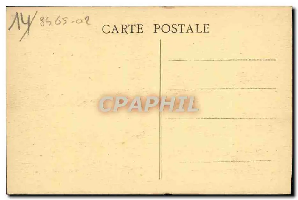 CAEN — O Hotel de Ville — Edit. Livet Caen - Verso