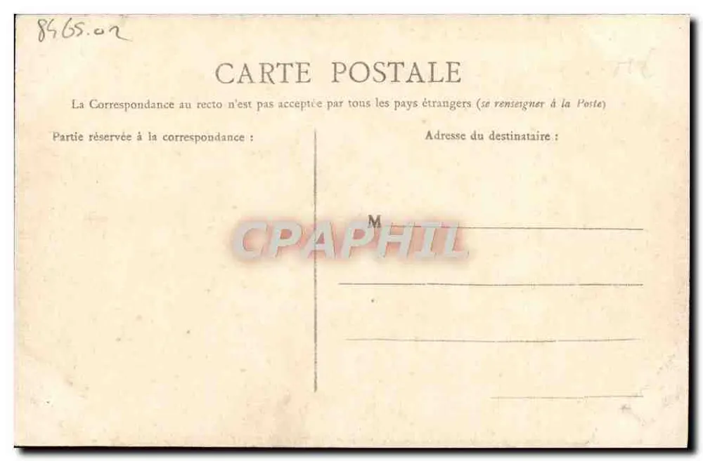CAEN — O Hotel de Ville — Z. D. - Verso