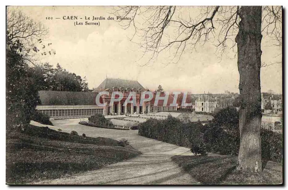 CAEN — Il Giardino delle Piante — (Le Serre) - Recto