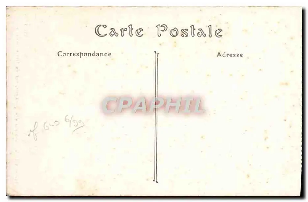 CAEN — Maisons des Quatrans, rue de Geôle (16. Jahrhundert) — ND. Fot. Nr. 165 - Rückseite