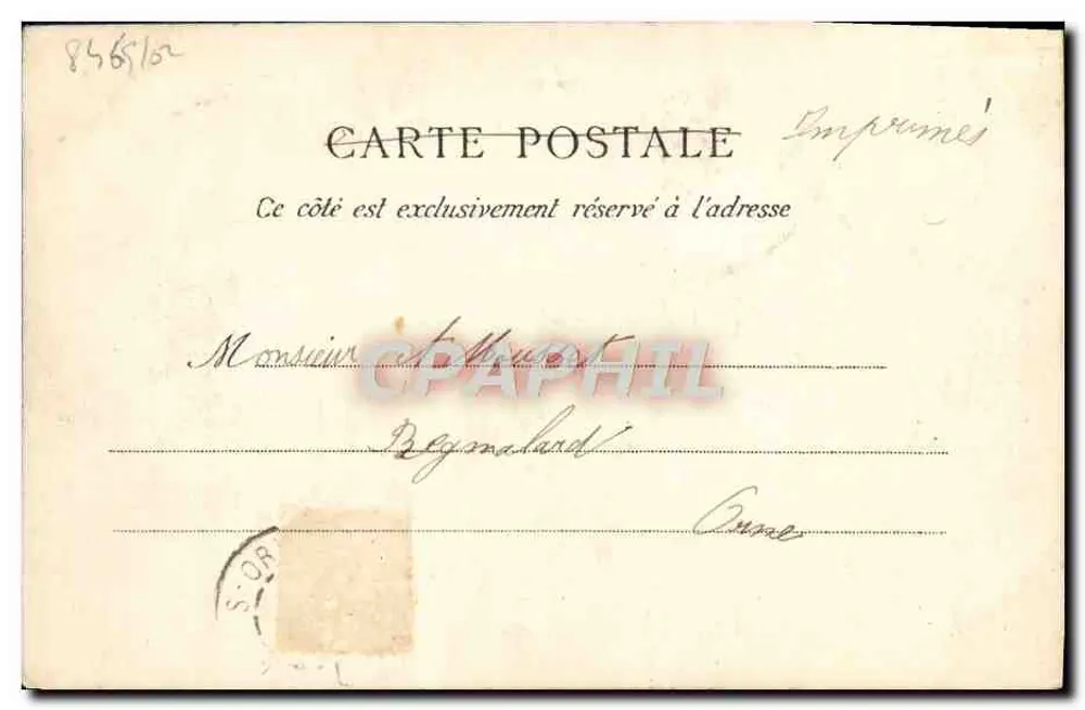 Trouville — As Pontas — A Normandia 2630 - Verso