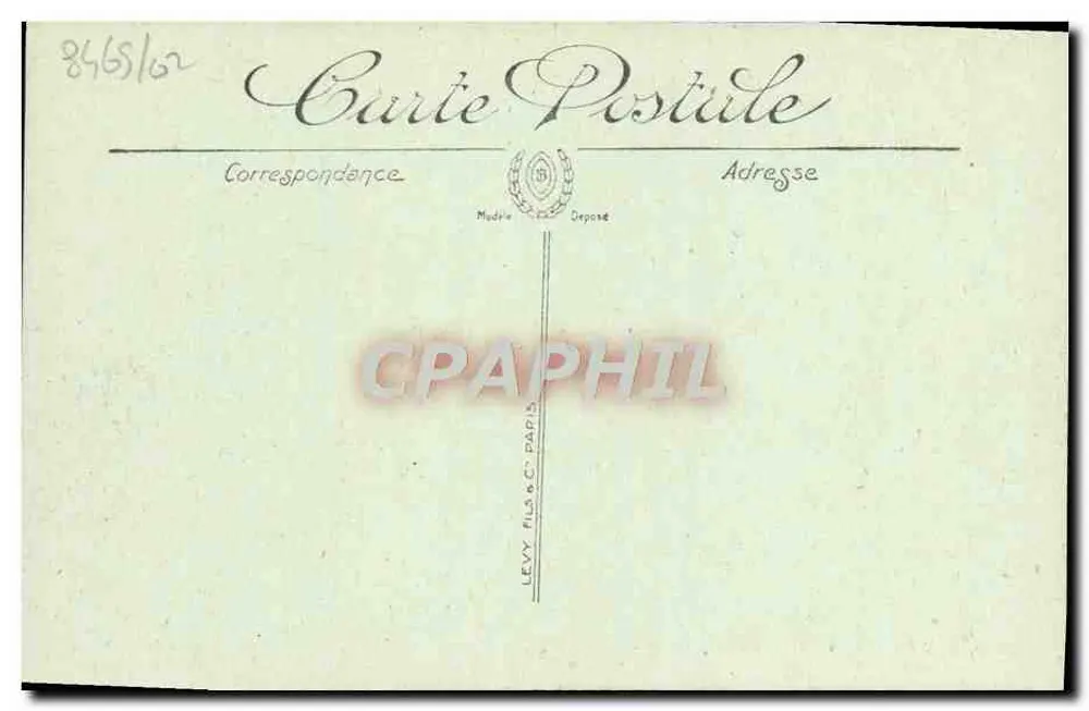 Trouville — Die Piers zur Gezeitenzeit — LL. - Rückseite