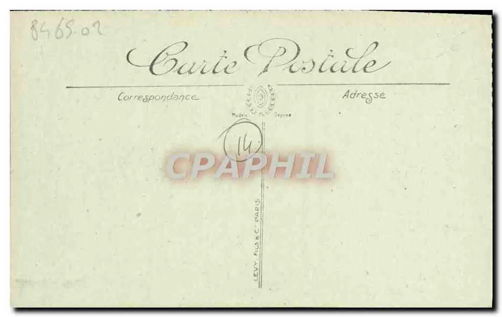 Trouville — Die Piers zur Gezeitenzeit — LL. - Rückseite