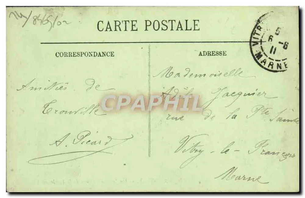 Trouville — Die Piers zur Flutzeit — LL. n°44 - Rückseite
