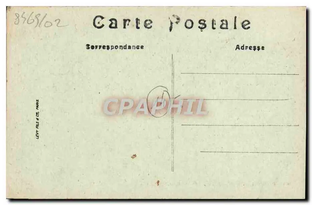 Trouville — Die Mole bei Ebbe — LL. - Rückseite