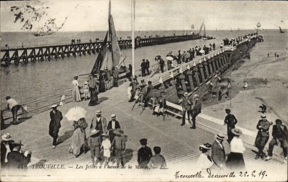 Trouville — Die Jelées zur Zeit der Flut — Lévy, Deauville - Vorderseite