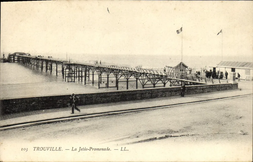 Trouville — A Jetée-Promenade — LL. n°103 - Frente