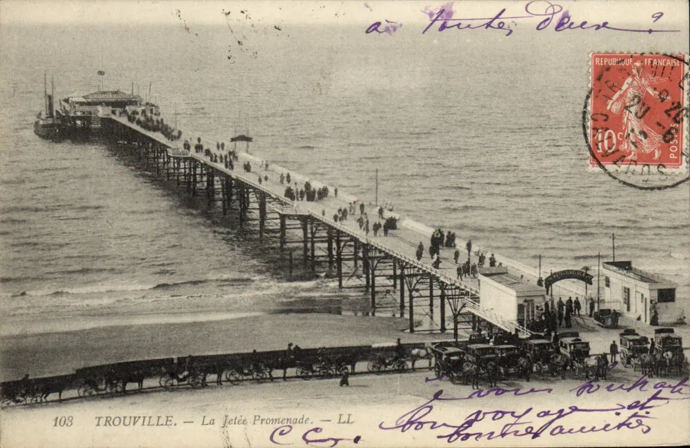 Trouville — A Ponte Promenade — LL - Frente