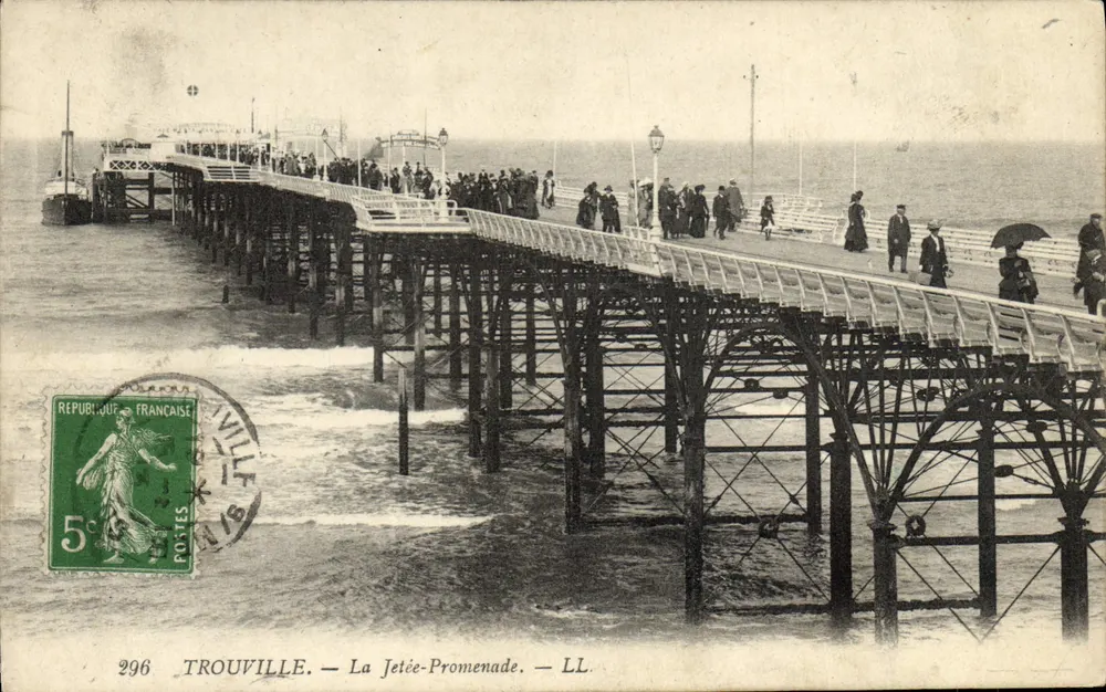Trouville — A Ponte-Promenade — LL. n°296 - Frente