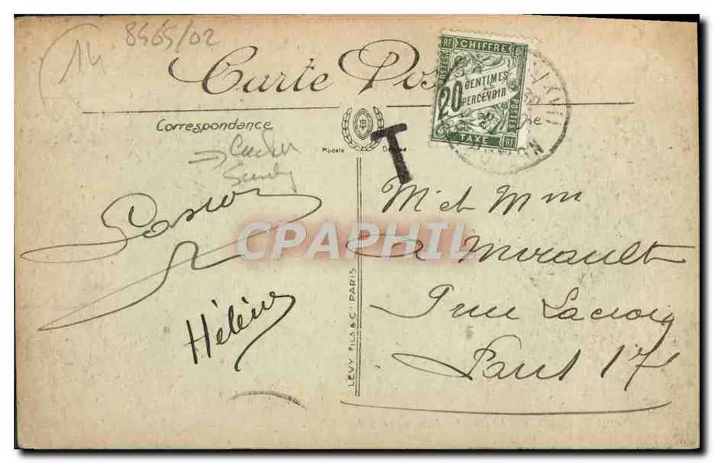 Trouville — A Ponte-Promenade — Li. — Editor Li, n° 296 - Verso