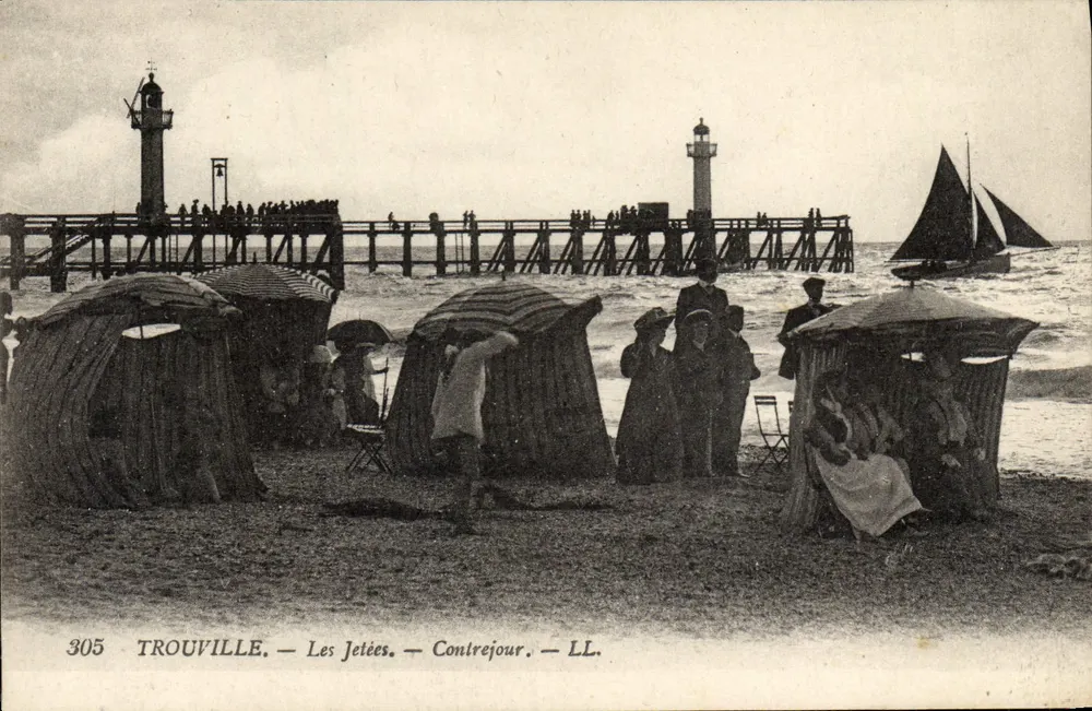 TROUVILLE — As Pontas — Contraluz — LL. — N° 305 - Frente
