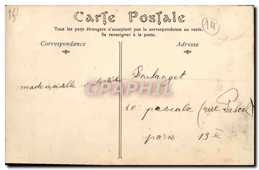 TROUVILLE-SUR-MER — Die Piers zur Zeit der Murée — Verlag Plat Nr. 14 - Rückseite