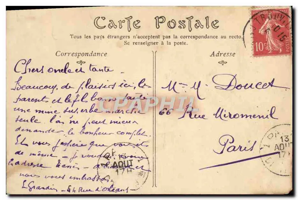 TROUVILLE-SUR-MER — Die Molen zum Zeitpunkt der Flut — ND Phot - Rückseite