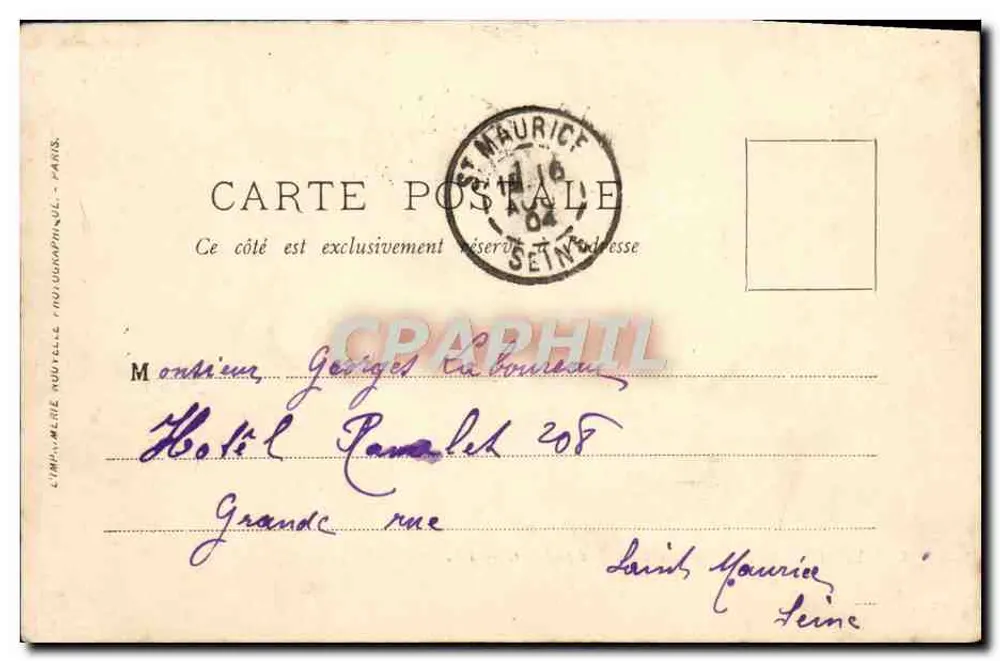 Trouville — Abfahrt der Fischboote — LL. - Rückseite