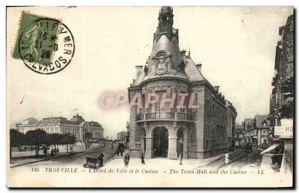 TROUVILLE — Das Rathaus und das Casino — LL - Vorderseite