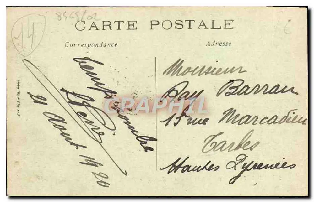 TROUVILLE — Das Rathaus und das Casino — LL - Rückseite
