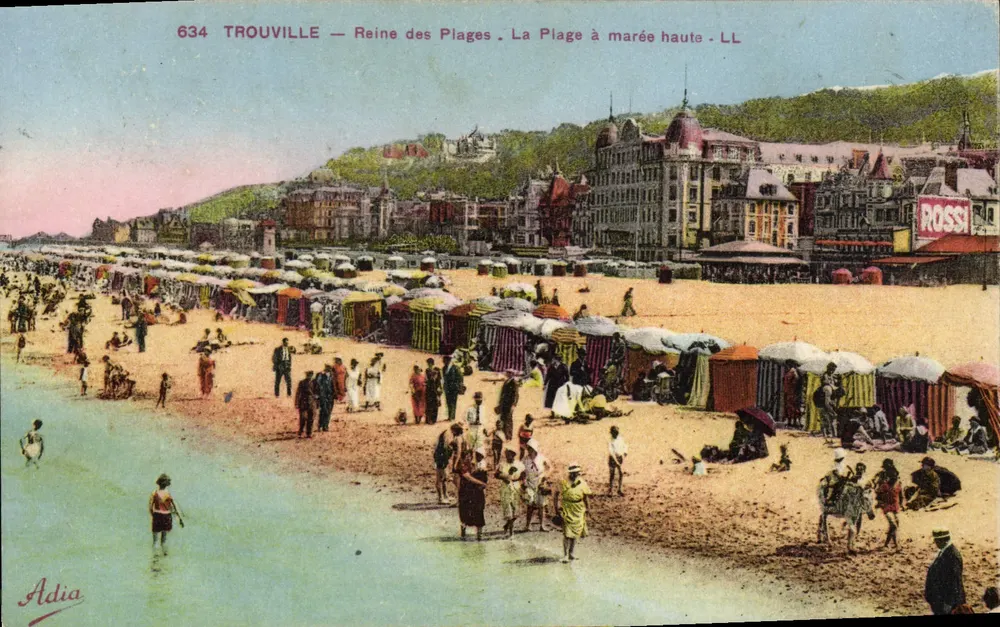 Trouville — Königin der Strände. Die Strände bei Ebbe - LL — Adia, Nr. 634 - Vorderseite