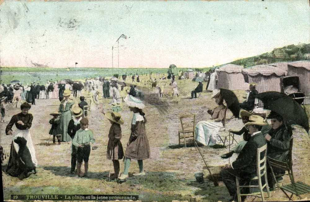 Trouville - Die Strandpromenade — Ausgabe n°19 - Vorderseite