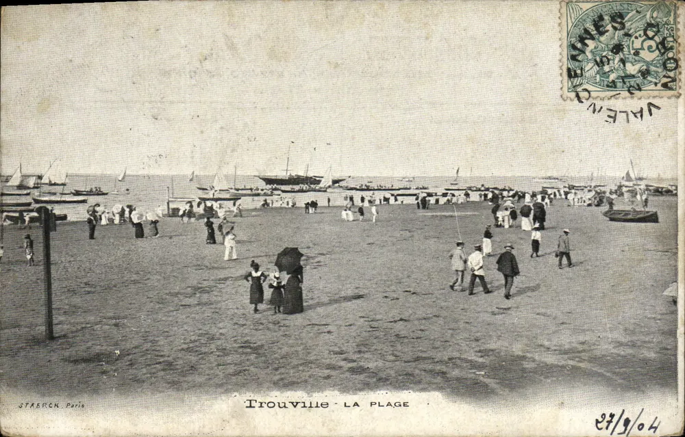 Trouville - A Praia — editor Staerck, Paris, n° 271/104 - Frente