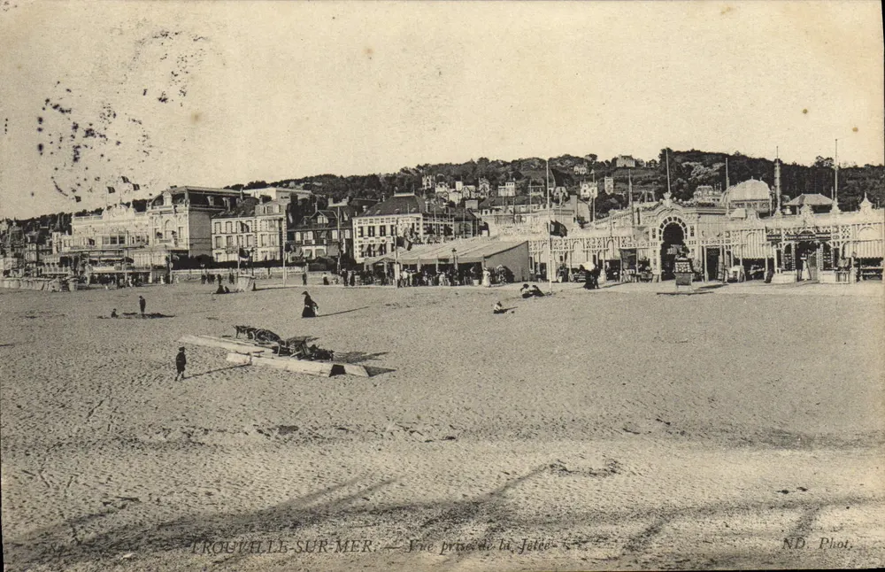 TROUVILLE-SUR-MER — Aufnahme von der Jolle — ND Phot. - Vorderseite
