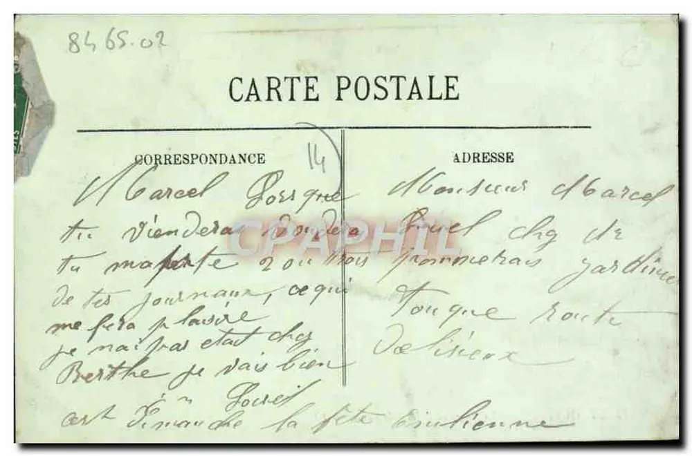 Trouville — Die Strandpromenade und das Hôtel de Paris — LL - Rückseite
