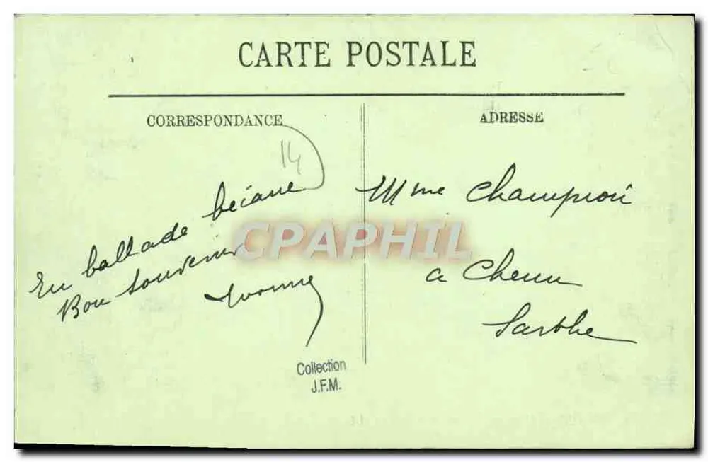 Trouville — Die Strand und das Casino — LL. n°130 - Rückseite