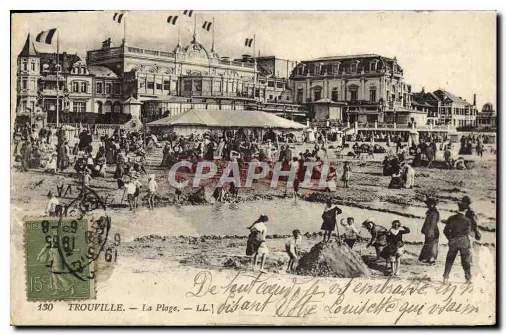 TROUVILLE — La Plage — LL — n° 130 - Frente