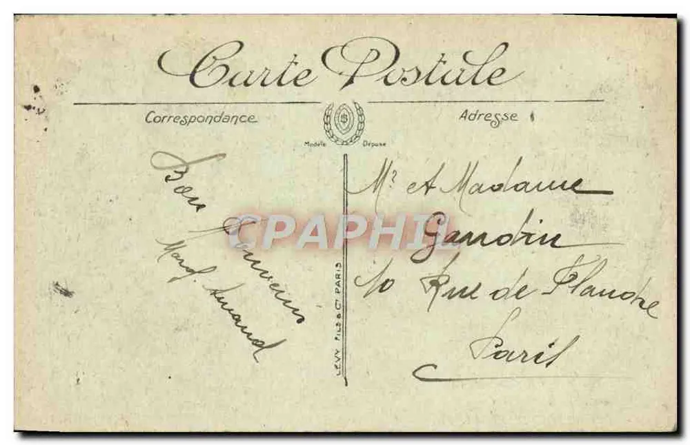 Trouville — A Praia — LL. — n° 430 - Verso