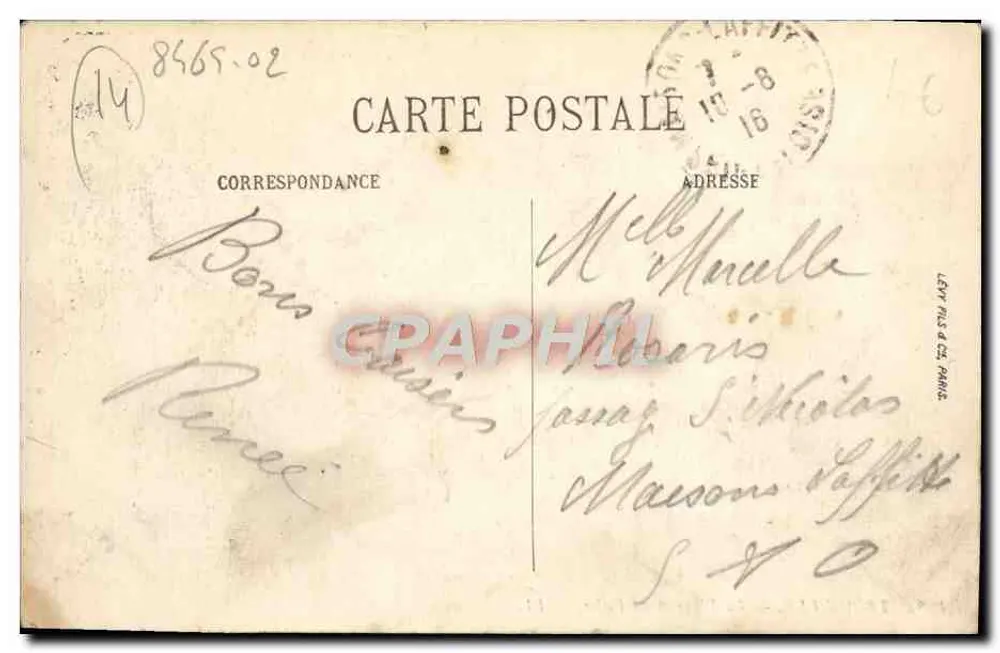 Trouville — La Plage et les Villas — LL. n°138 - Rückseite