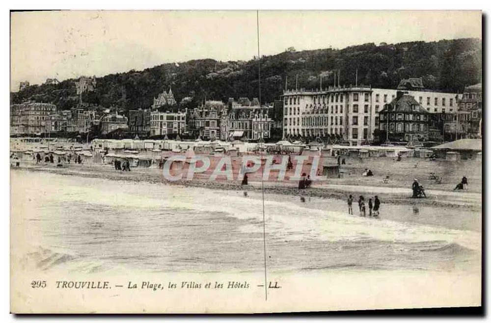 TROUVILLE — Die Strände, die Villen und die Hotels — LL. n° 295 - Vorderseite