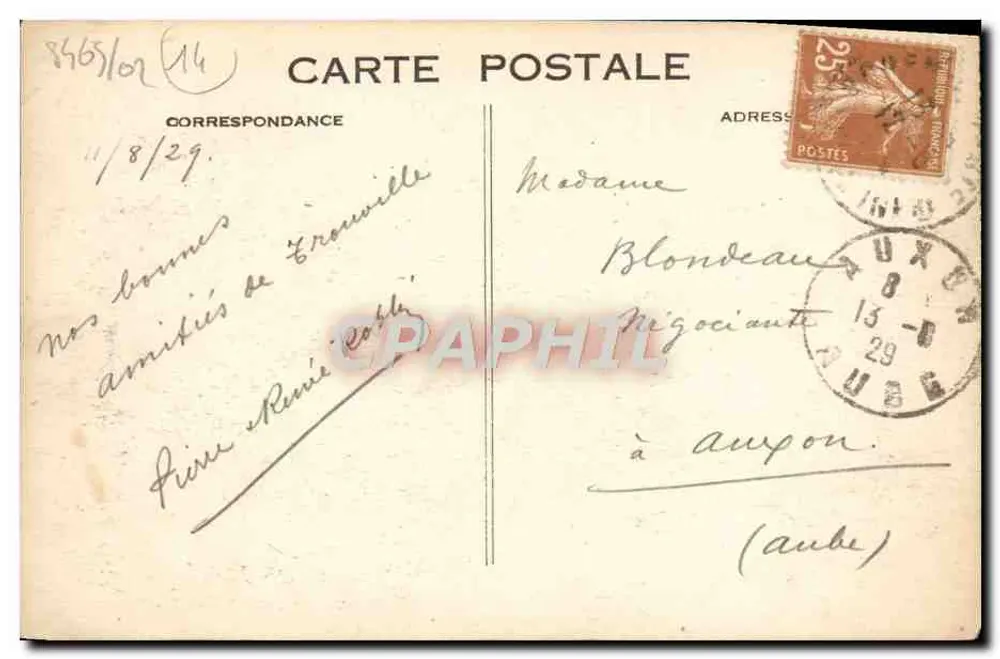 Trouville - Die Königin der Strände - Promenade des Planches — G.F., Le Havre, Nr. 242 - Rückseite