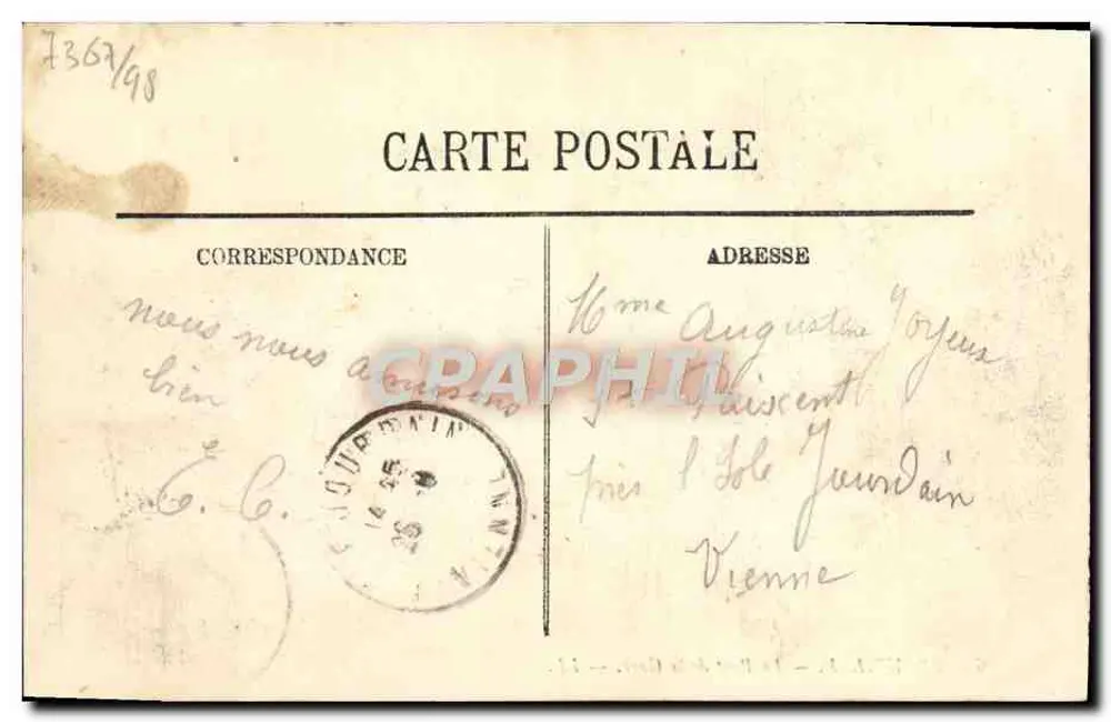 Trouville — Die Bahnbrücke — LL. n° 96 - Rückseite