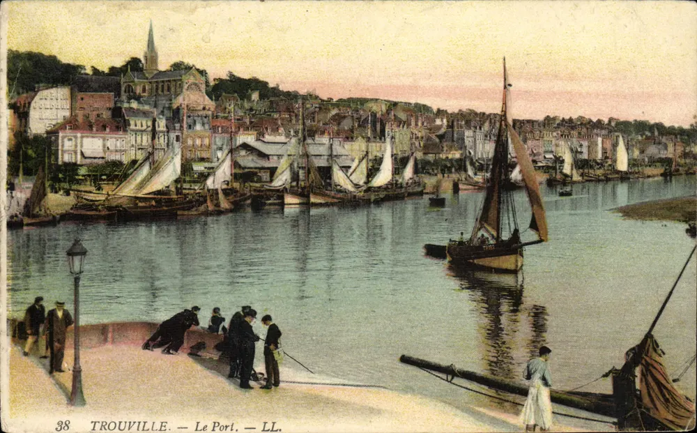 TROUVILLE — Der Hafen — LL. n°38 - Vorderseite