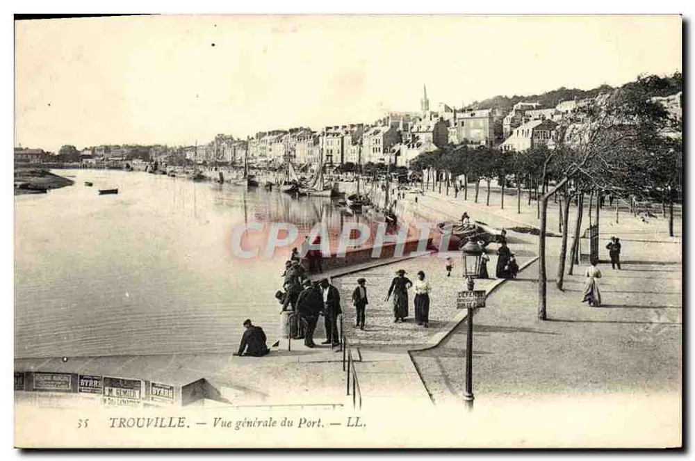 TROUVILLE — Vue générale du Port — LL. - Frente