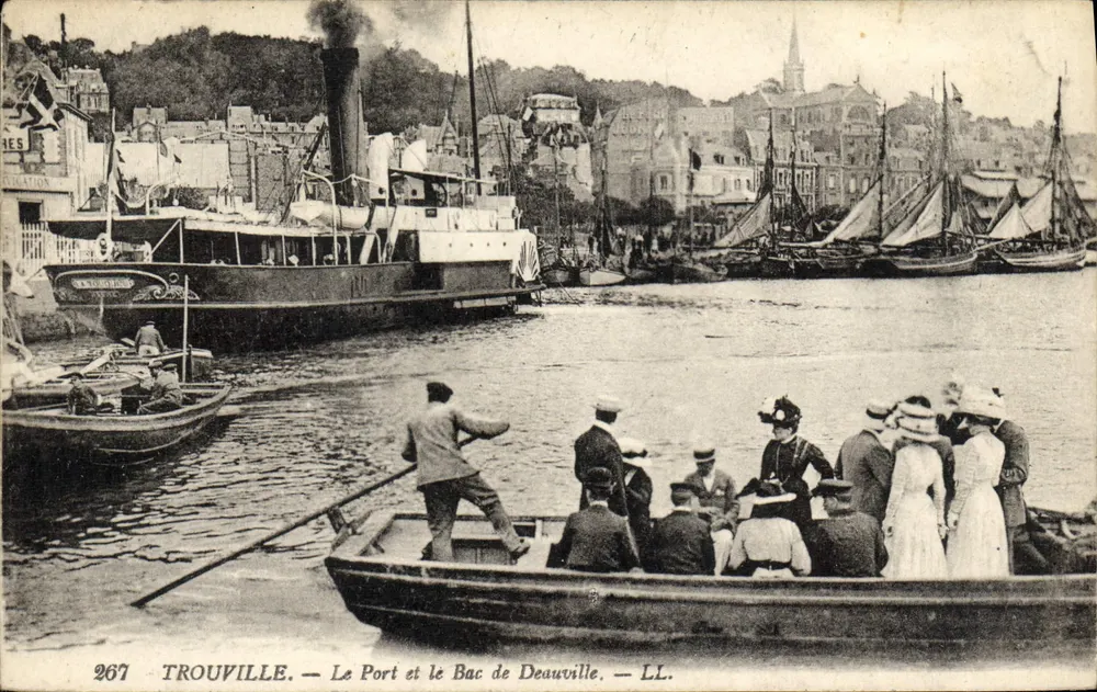 Trouville — Der Hafen und das Fährgeschäft nach Deauville — LL. n°267 - Vorderseite
