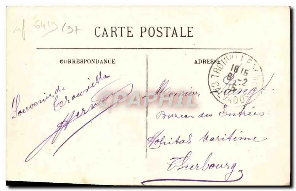 Trouville — O Porto — LL - Verso