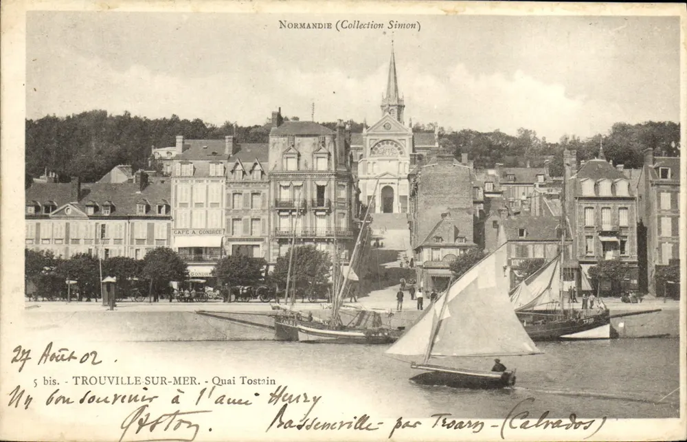 Trouville-sur-Mer — Quai Tostain — Collection Simon - Vorderseite