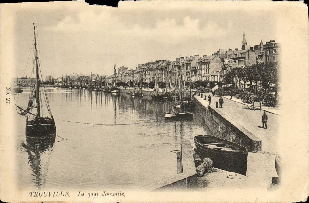 Trouville — Le quai Joinville — éditeur imprimeur non identifié, n° 24 - Recto