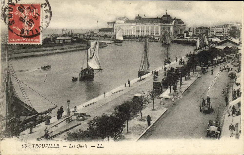 Trouville — Os Quais — LL. — Editor LL, n° 99 - Frente