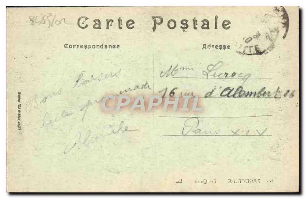 Trouville — Os Quais — LL. — Editor LL, n° 99 - Verso