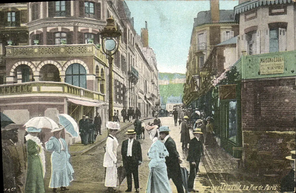 Trouville - A Rue de Paris — editor V.A.C. n° 1690 - Frente