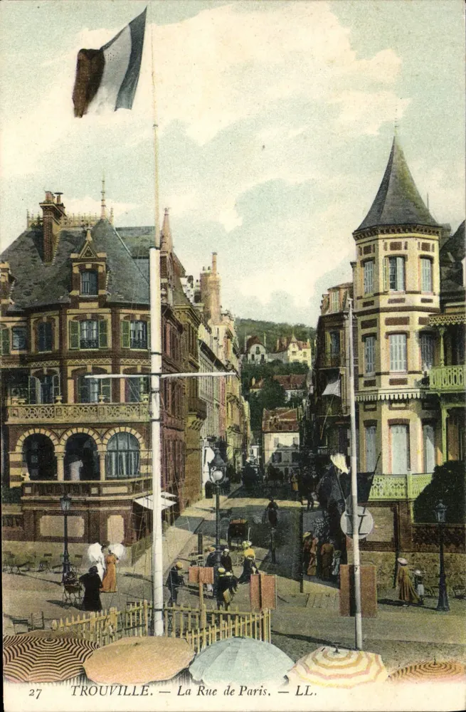 Trouville — A Rue de Paris — LL. — n°27 - Frente
