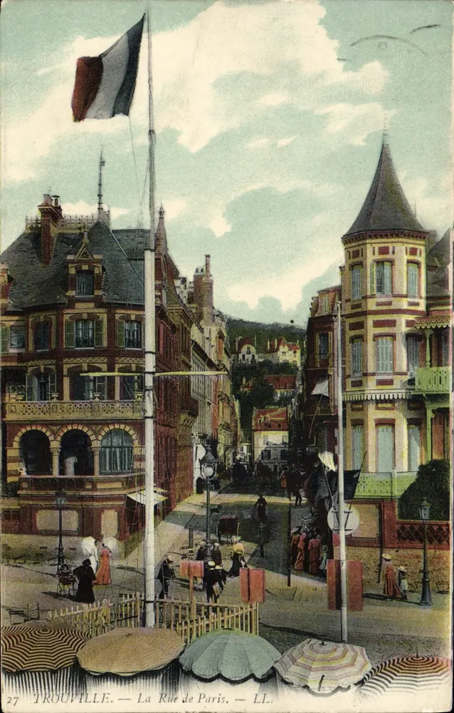 Trouville — A Rue de Paris — LL. n°27 - Frente