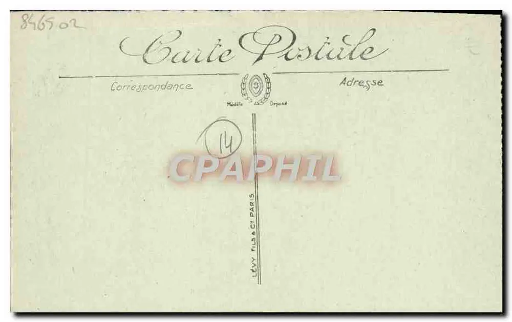 Trouville — Die Strandpromenade und die Rue de Paris — LL - Rückseite