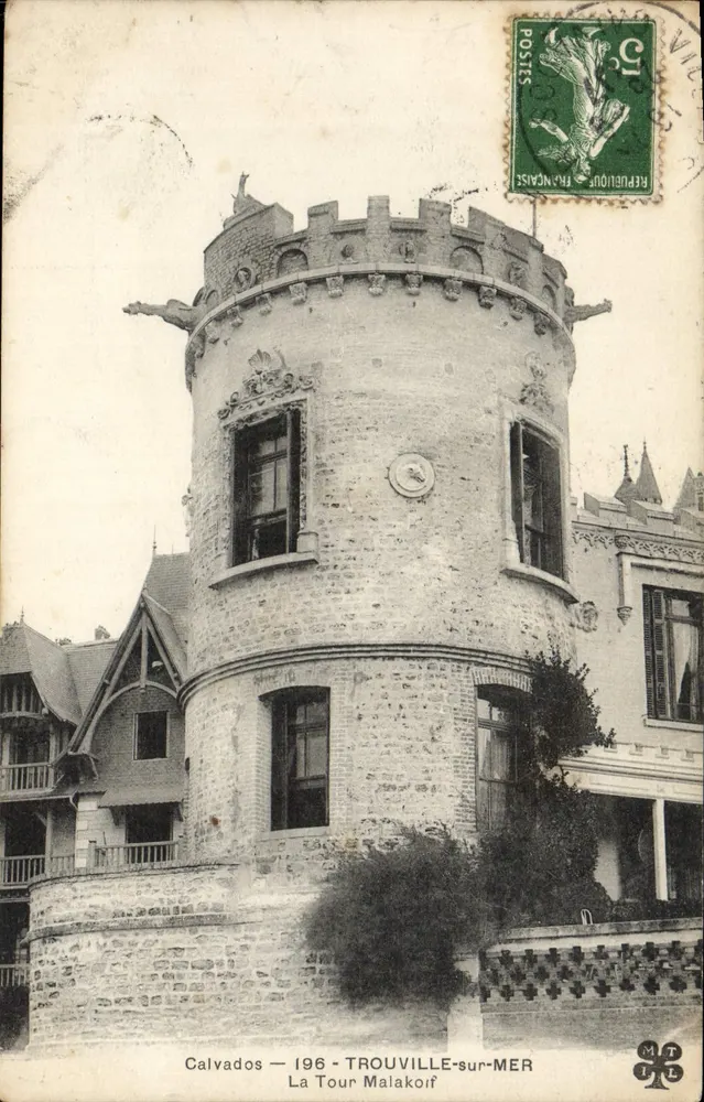 Trouville-sur-Mer — Die Malakorif-Turm — unbekannter Verlag, Seriennummer nicht sichtbar - Vorderseite