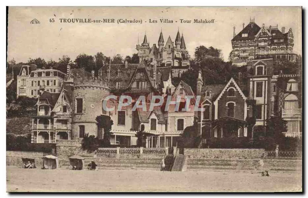 Trouville-sur-Mer (Calvados) — Die Villas — Tour Malakoff - Vorderseite