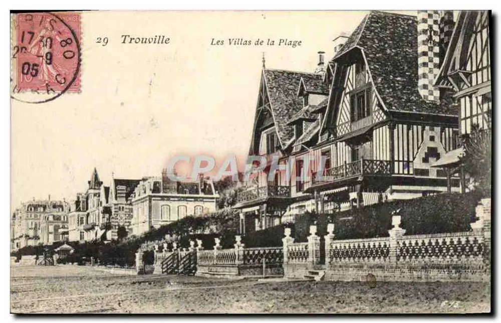 Trouville — Die Strandvillen - Vorderseite